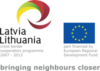 Mājaslapa tapusi ar Latvijas–Lietuvas pārrobežu sadarbības programmas 2007.-2013.gadam atbalstu